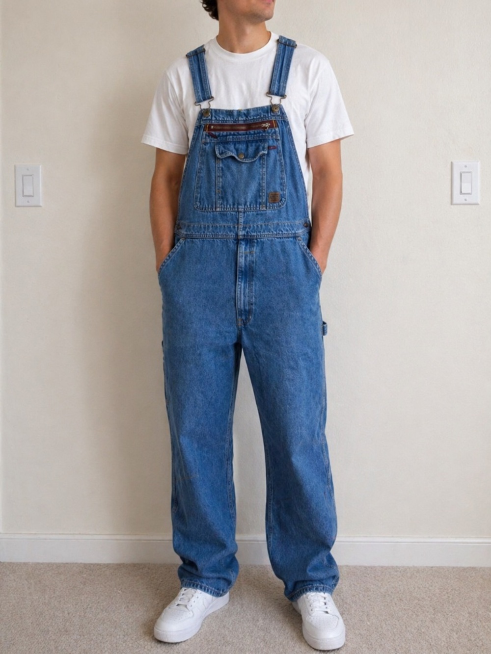 CE Schmidt Workwear Overalls Denim Bib Men's Size 40x34 Carpenter